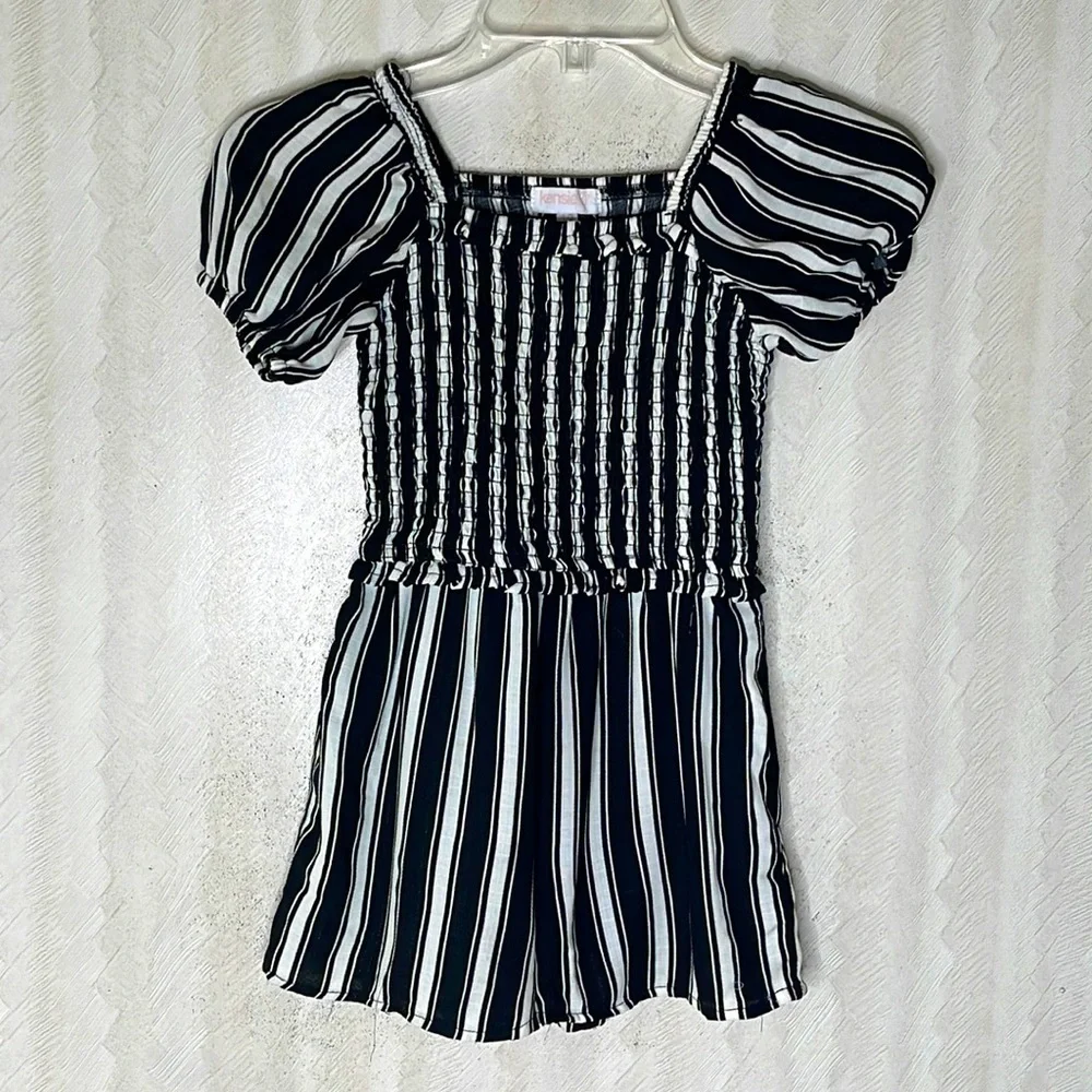 ❤️ KENSIE GIRL Striped Onsie Size 12